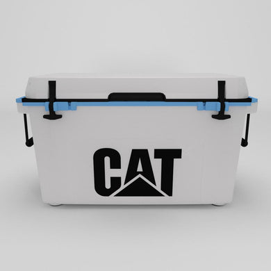 55 Quart Cooler Blue Collar White Wholesale - Catcoolers