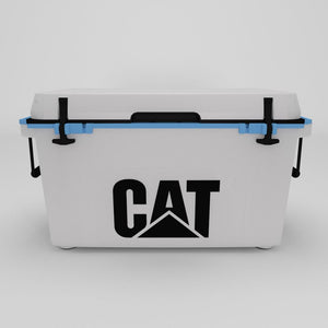 55 Quart Cooler Blue Collar White Wholesale - Catcoolers
