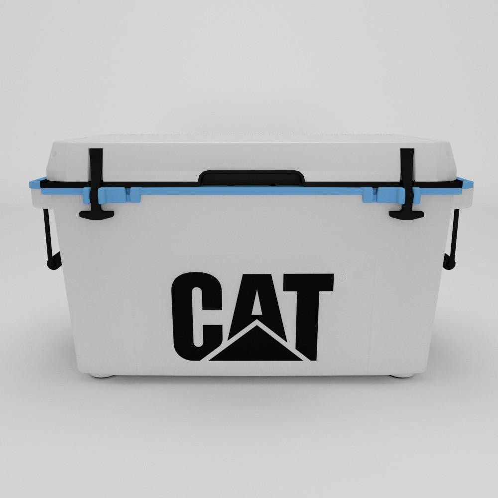 55 Quart Cooler Blue Collar White Wholesale - Catcoolers