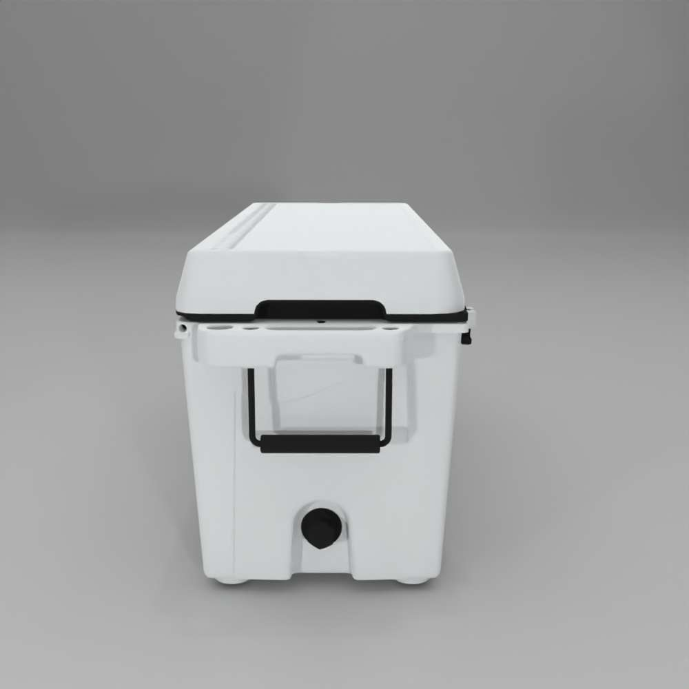 Left side of 88 quart cooler