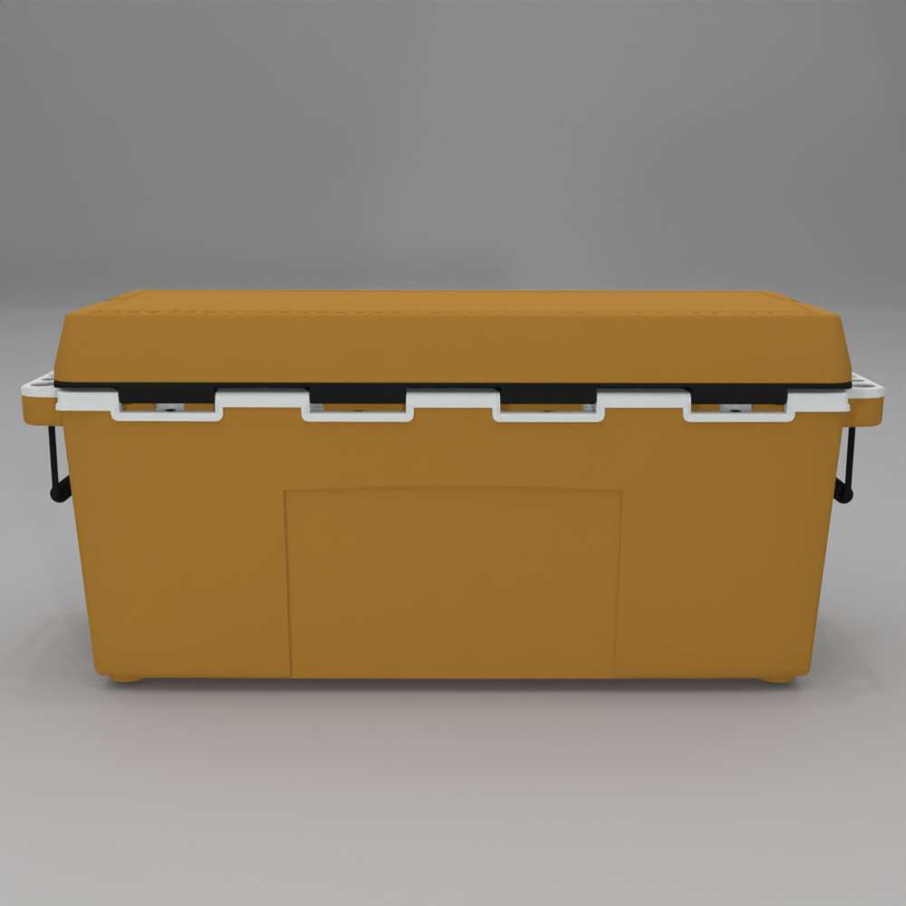 88 quart Cat Yellow back
