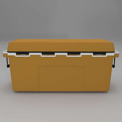 88 quart Cat Yellow back