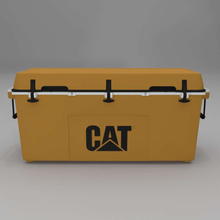 Load image into Gallery viewer, Front of 88 quart Cat Yellow